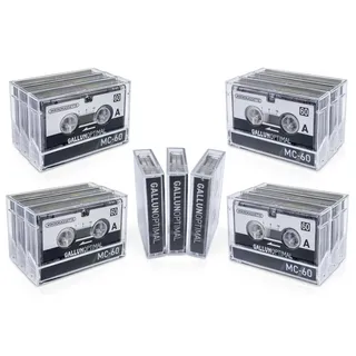 GALLUNOPTIMAL MC60 Mikrokassette – für Diktiergeräte – 3er Pack – Kassette für Diktiergerät – Microcassette – Audio Cassette
