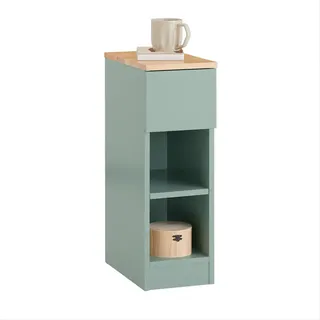 SoBuy Nachtschrank Anja 20 x 35 x 61 cm Grün