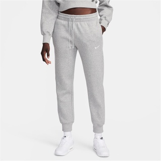 Nike Sportswear Phoenix Fleece Damen-Trainingshose Dark Grey Heather/Sail XXL