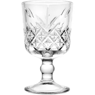 Pasabahce 51718 Timeless Likör- & Spirituosengläser 6er Set | 6 cl Vodka Pinnchen, Shotgläser, Stomper | edles Kristall-Design im Retro Look | ideal zu Schnaps & Digestif | für Gastronomie & Haushalt