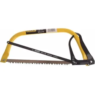 Stanley Bügelsäge HP, mit Sägeblatt für Metall und Holz, Knöchelschutz, hochwertiger Stahl Hardpoint-Verzahnung 1-20-447