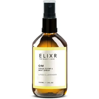 ELIXR Yoga Flow Raumspray Om 100ml I Litsea Lavendel I mit 100% naturreinen ätherischen Ölen I Natürliches Raumduft Spray, Mattenspray, Lufterfrischer