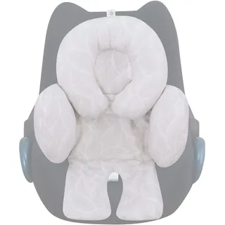 JYOKO Kids Sitzverkleinerer Antiallergikum Universal Baby 100% Baumwolle (Bloom, Enthält eine Kopf- und eine Körperstütze, 2 Teile)