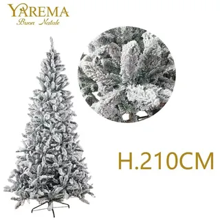 Weihnachtsbaum Tanne Künstlich Höhe 210cm Baum Verschneit Schnee Bal