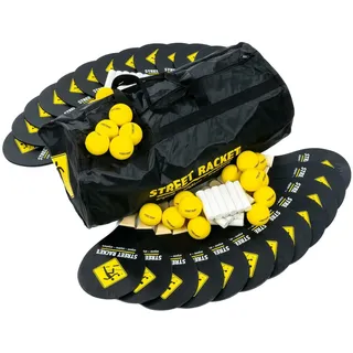 Street Racket Schulsport-Set (24x Schläger, 24x Bälle, 36x Kreide)