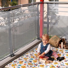 reer Balkon-Netz, Schutz-Netz für den Außen-Bereich, 294 x 94 cm