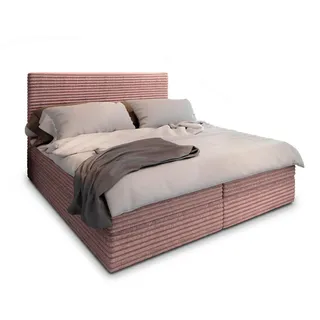 masseno Boxbett mit Bettkasten ¦ rosa/pink ¦ Maße cm B: 140 H: 98