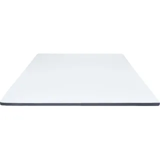 vidaXL Boxspringbett-Matratzenauflage 200 x 200 x 5 cm Mittelweich - Grau, Weiß