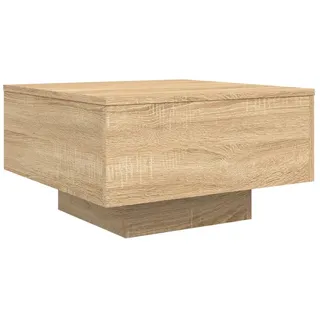 vidaXL Couchtisch Sonoma-Eiche 55x55x31 cm Holzwerkstoff - Braun