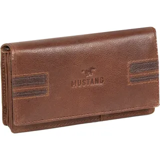 MUSTANG Leder Geldbörse Asti Leather Wallet Side Opening Brown braun - Braun