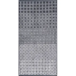 Egeria Duschtuch »Kaya« graphisches Dessin, 100% Baumwolle, grau