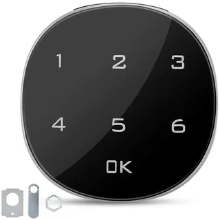 Nikou Touchscreen Digitales Elektronisches Passwortcodiertes Schloss, Codeschloss Passwortschloss Schrankschloss für Schrank Briefkasten Datei Sauna Schublade