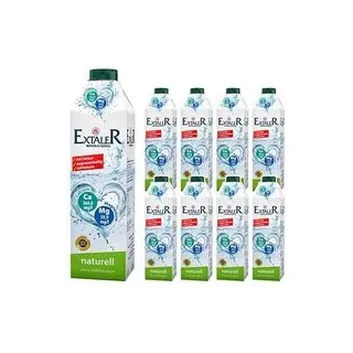 EXTALER MINERALQUELL Mineralwasser still 8x 1,0 l