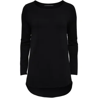 Only LONG Pullover | schwarz | M