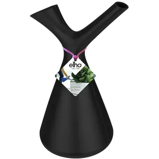 Elho Plunge Giesskanne 20 - Gießkanne für Innen & Zubehör - Ø 15.0 x H 29.5 cm - Schwarz/Living Schwarz