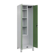 CP Putzmittelschrank Classic Plus 080110-00 S10021 lichtgrau, resedagrün 60,0 x 50,0 x 195,0 cm, aufgebaut