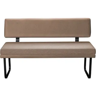OTTO home Polsterbank Gabi Esszimmerbank dunkelbeige 141 x 67 x 88 cm