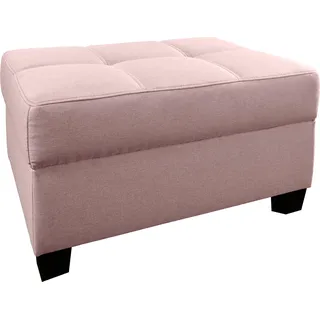 DOMO collection Polsterhocker "Florentina", flamingo