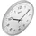 Funk Wanduhr 13081 cm grau/silber/weiß