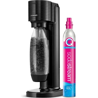 Sodastream Wassersprudler-Set Schwarz + PET-Flasche