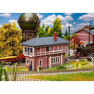 FALLER Stellwerk Neuenkirchen Gebäude & Personen 1:87 H0