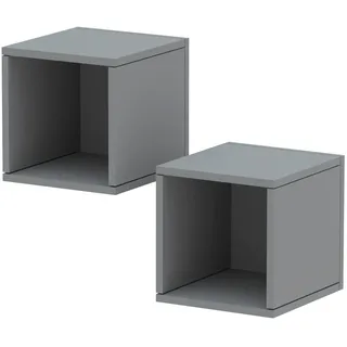 Home Affaire Wandregal Infinity 28 x 30 x 29 cm Grau