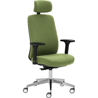 Mayer Sitzmöbel Drehstuhl »2229« () 4D Armlehnen, Kopfstütze, Sitztiefenverstellung, Hartbodenrollen, grün