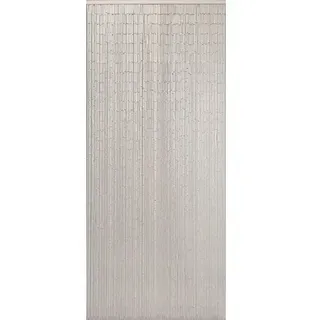 Türvorhang Bambus uni weiß 90x200 cm