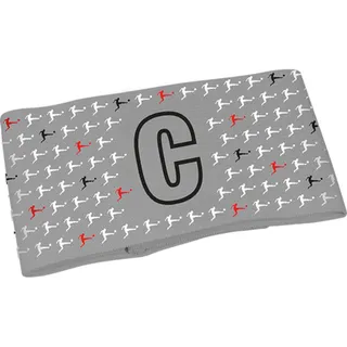 derbystar Unisex – Erwachsene Bundesliga V22 Kapit nsbinde, Grau Schwarz Rot, Senior EU