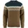övik Sweatshirt dark oak-navy L