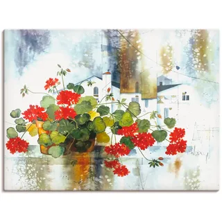 Artland Leinwandbild »Fantasie I« Blumen 1 Stk. tlg. auf Holzrahmen gespannt, bunt