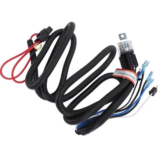 Hupen-Kabelbaum-Relais-Set, 80 A, 4-polig, Spst, normalerweise offener Lautsprecher für Auto, LKW, SUV, Wohnmobil, ATV, Pickup, Motorrad, 12 V