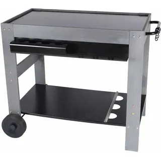 Somagic Perla Servierwagen, Schwarz/Grau