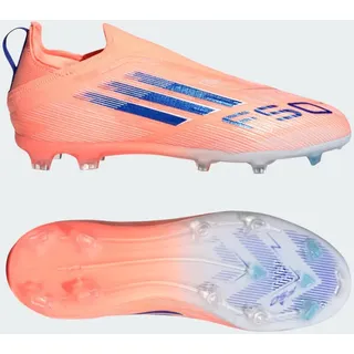 adidas F50 Elite Laceless Fg Fußballschuhe - Beam Orange / Lucid Blue / Ftwr White - EU 29