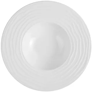 Holst Porzellan MD 022 Porzellan Gourmet Teller tief 22,5 cm Melody Weiß 22,5 x 22,5 x 5 cm 1 Stück