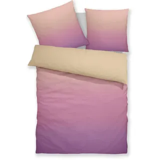 my home Bettwäsche »Jareth« 2 tlg. 100 % Polyester, sehr weich, allergikerfreundlich, mit Farbverlauf, lila