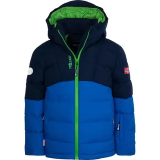 TROLLKIDS »KIDS GRYLLEFJORD JACKET« 1 Stk. tlg. mit Kapuze TROLLKIDS navy/medium blue/bright Green Gr.92