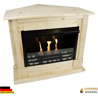 Gelkamin Ethanolkamin Kaminofen Eckkamin Rafael Premium Royal - Natur
