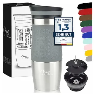 MILU Thermobecher 0,37 l Grau