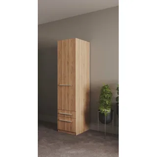 Priess Wäscheschrank Barcelona 5-türig 200 x 210 x 60 cm Braun