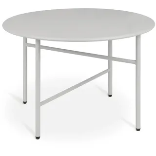 bomoe Finn Beistelltisch ø 53x36cm Hellgrau Metall