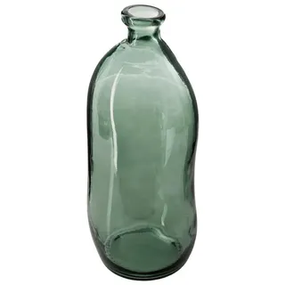 Atmosphera – Vase Dame Jeanne – recyceltes Glas – Khaki Grün H51 cm