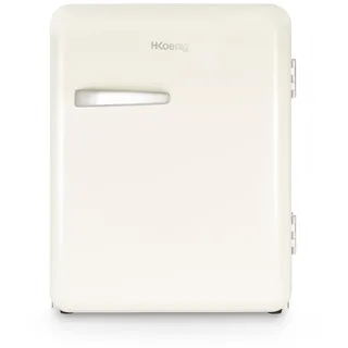 h.koenig Toad8 Mini-Kühlschrank 31 l 61 cm hoch Beige