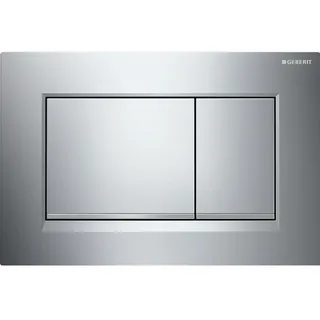 Sigma30 Betätigungsplatte für 2-Mengen-Spülung hochglanz-verchromt/mattverchromt 115.883.KH.1