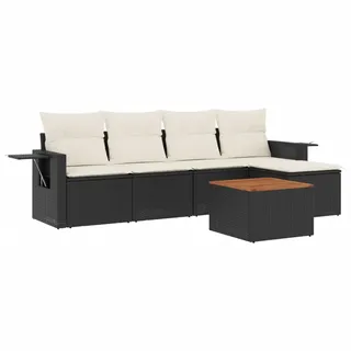 VidaXL 3224537, Cremefarben, Rattan, Stahl, Akazienholz, 110 kg, Erwachsene & Kinder, 550 mm, 550 mm - Creme