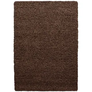 Ayyildiz Life Shaggy 1500 Hochflorteppich 140 x 200 cm Braun