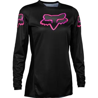 Fox 180 Blackout Langarm-trikot - Black / Pink - XL