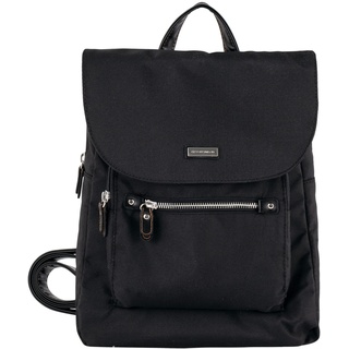 Tom Tailor Damen Umhänge-Tasche aus Nylon, schwarz, unifarben, Gr.OneSize