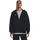Ua Cotton Fz Hoodie Schwarz L
