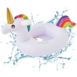 Baby Schwimmring, Einhorn-Schwimmhilfe Baby Swimming Ring, Aufblasbarer Swimming Float, Pool Spielzeug, PVC-Material, Geeignet für Kleinkinder Jungen und Mädchen von 3 Monaten bis 36 Monaten (A)